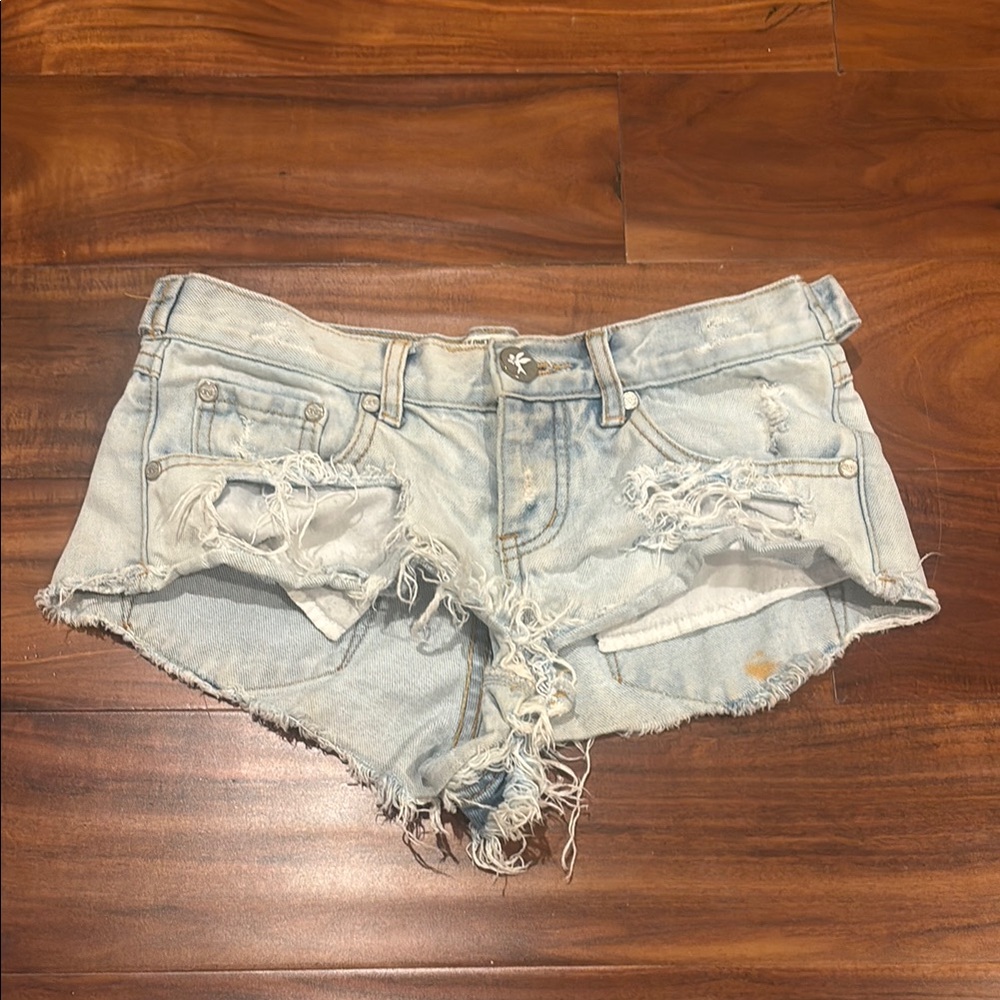 One Teaspoon Denim Jean Shorts Size 23